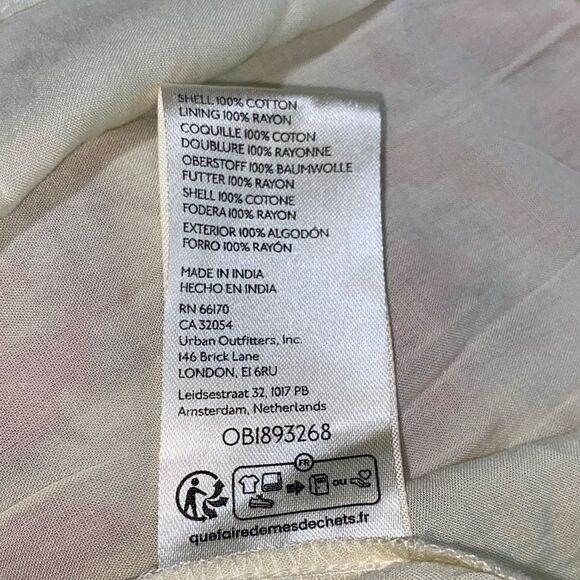 FREE PEOPLE Dress NWT Keep You Mini Fit & Flare Classic Combo Red Cream Size XS - Picture 11 of 16